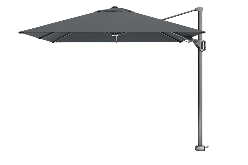 Platinum Sun & Shade | Voyager T² Zweefparasol 270 x 270 cm | Antraciet