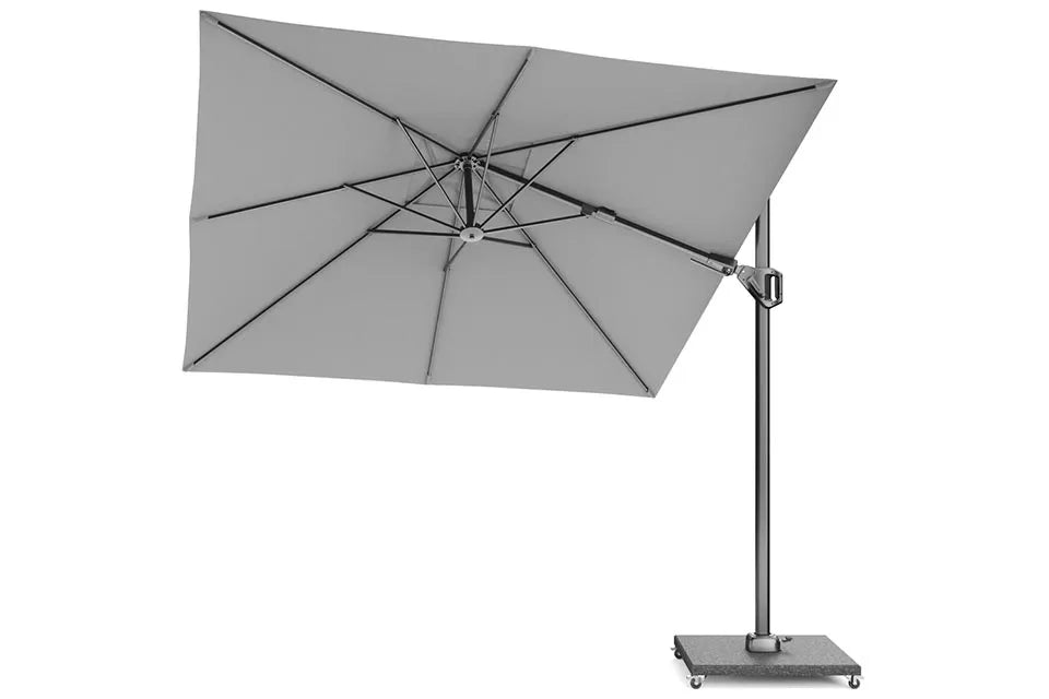 Platinum Sun & Shade | Voyager T² Zweefparasol 270 x 270 cm | Lichtgrijs