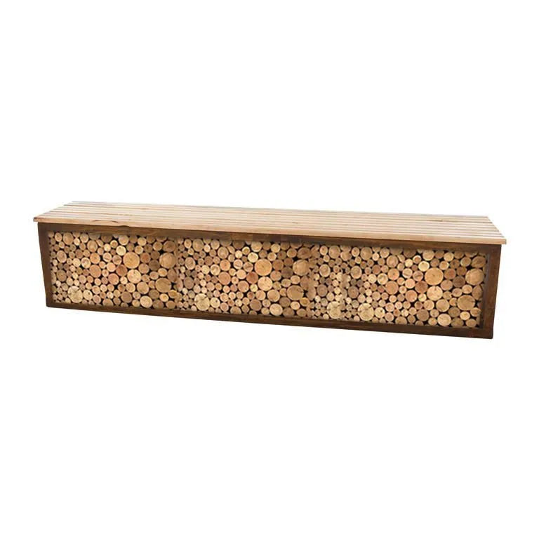 RedFire | Wood Storage Bench Tyr 120 cm