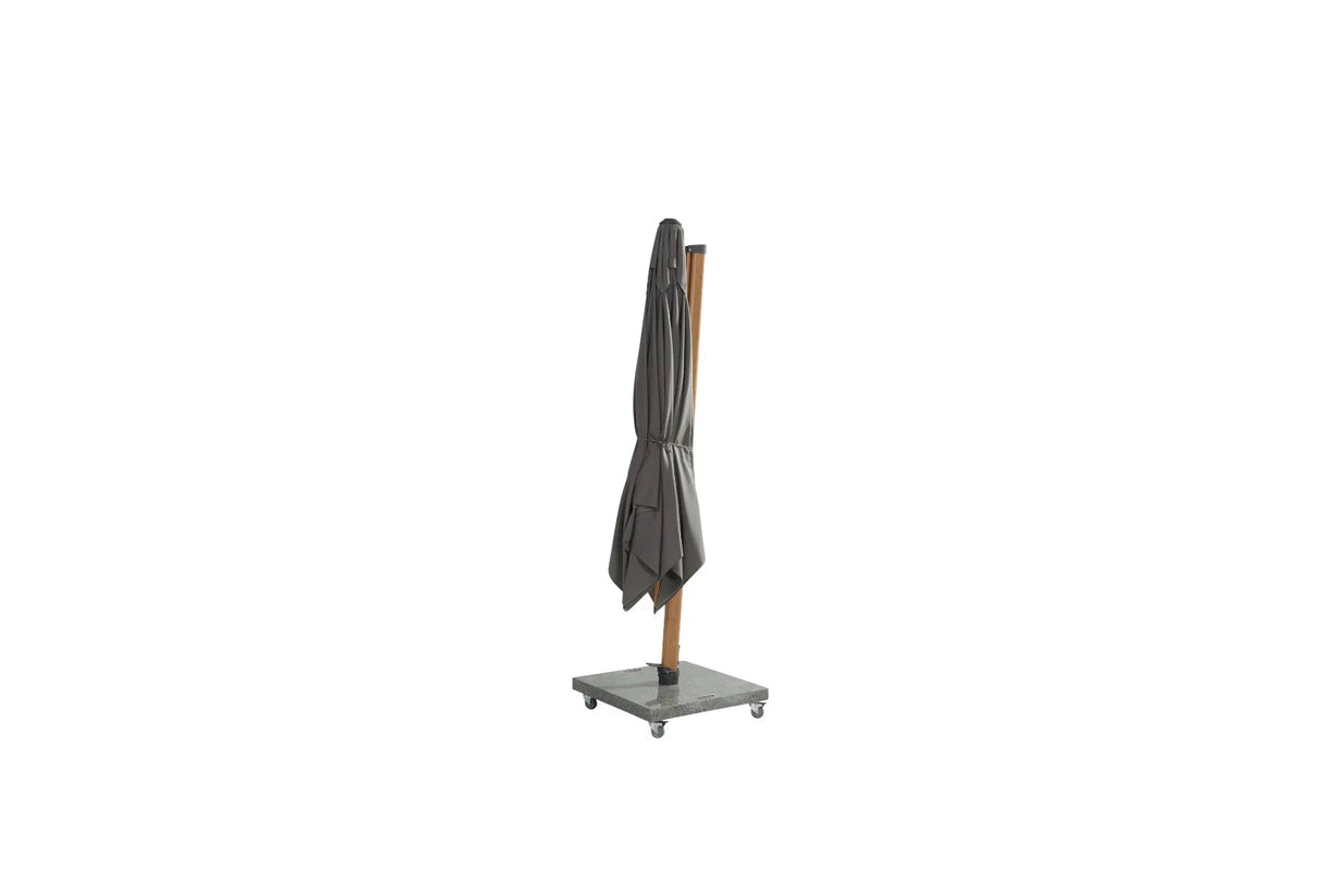 4 Seasons Outdoor | Siesta Premium Parasol 300 x 300 cm | Houtlook-Charcoal