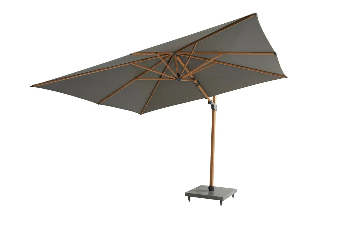 4 Seasons Outdoor | Siesta Premium Parasol 300 x 300 cm | Houtlook-Charcoal
