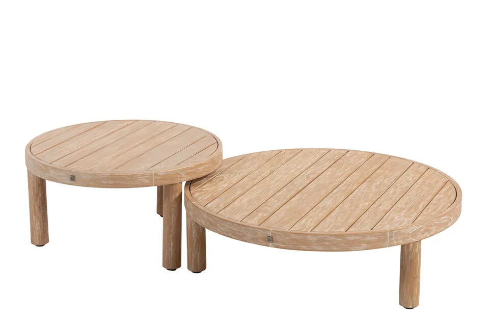 4 Seasons Outdoor | Sem Koffietafel Brushed Teak Ø60 cm x 32(h) cm