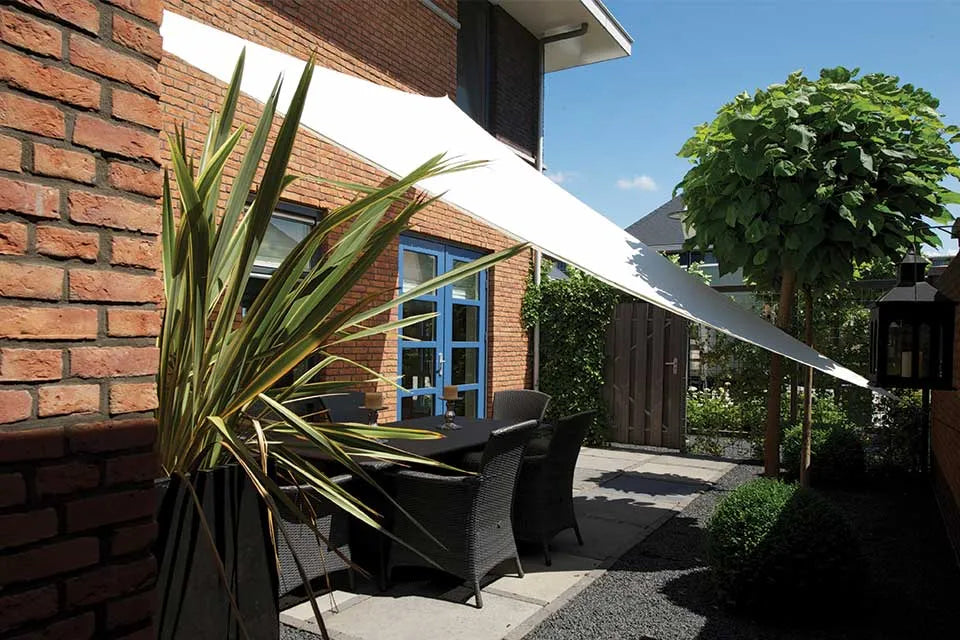 Platinum Sun & Shade | Dreamsail Wasserdichtes Sonnensegel Dreieck 400 x 400 x 400 cm | Grau