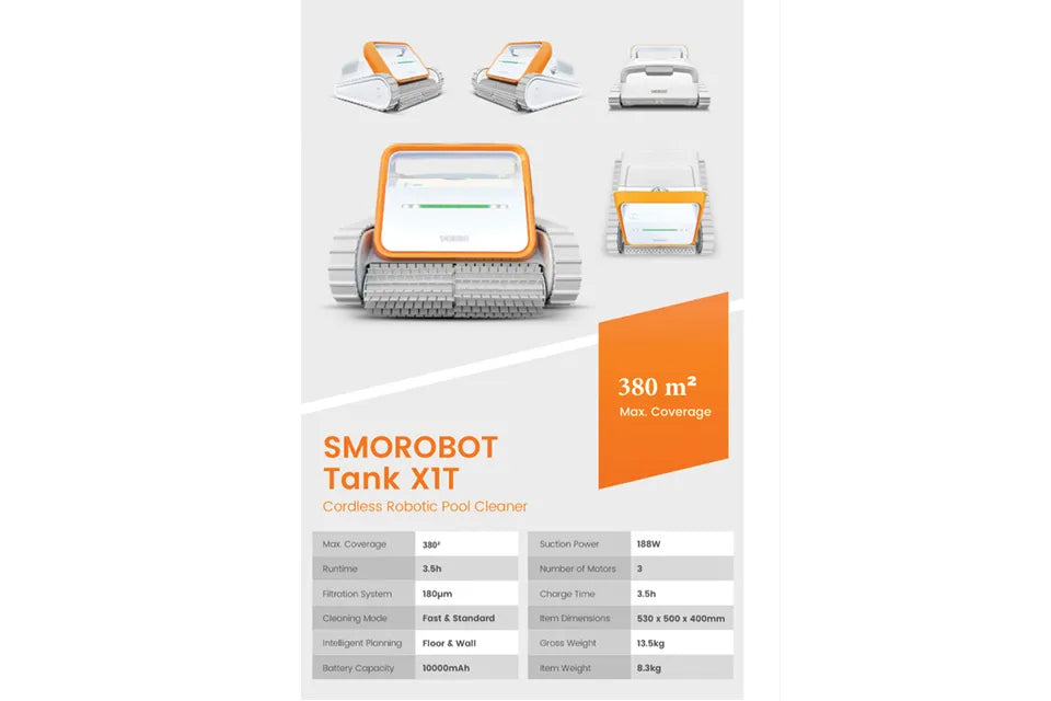 SmoRobot | Draadloze Zwembadreiniger
