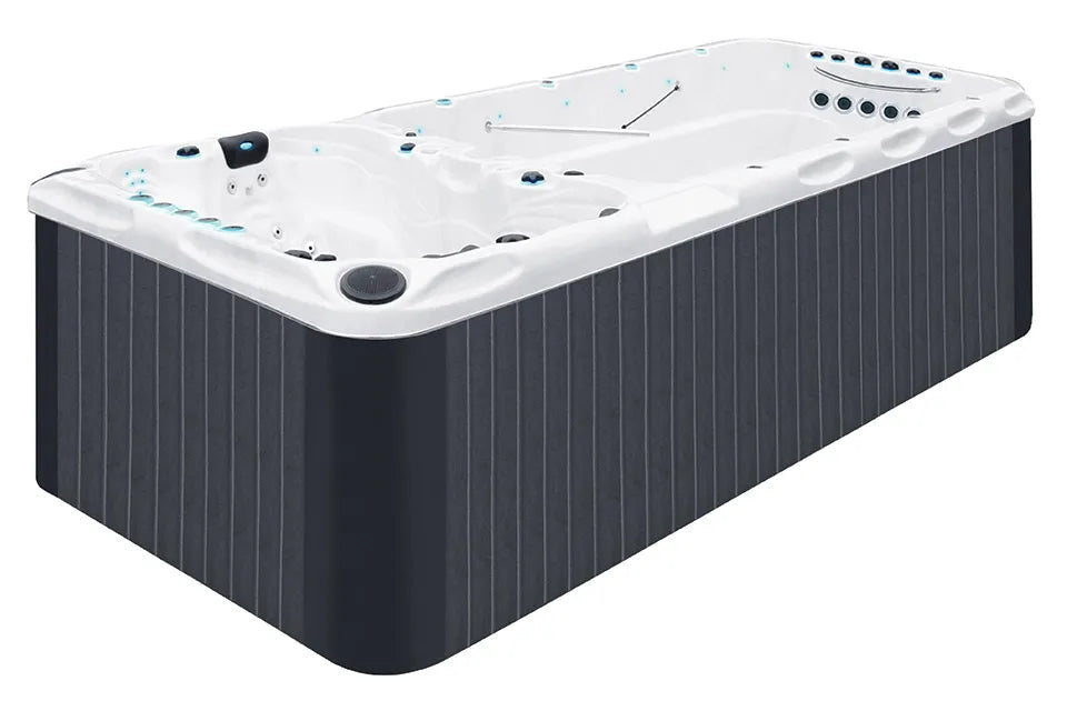 Spirit Swimspa | Sterling White with DARK GREY