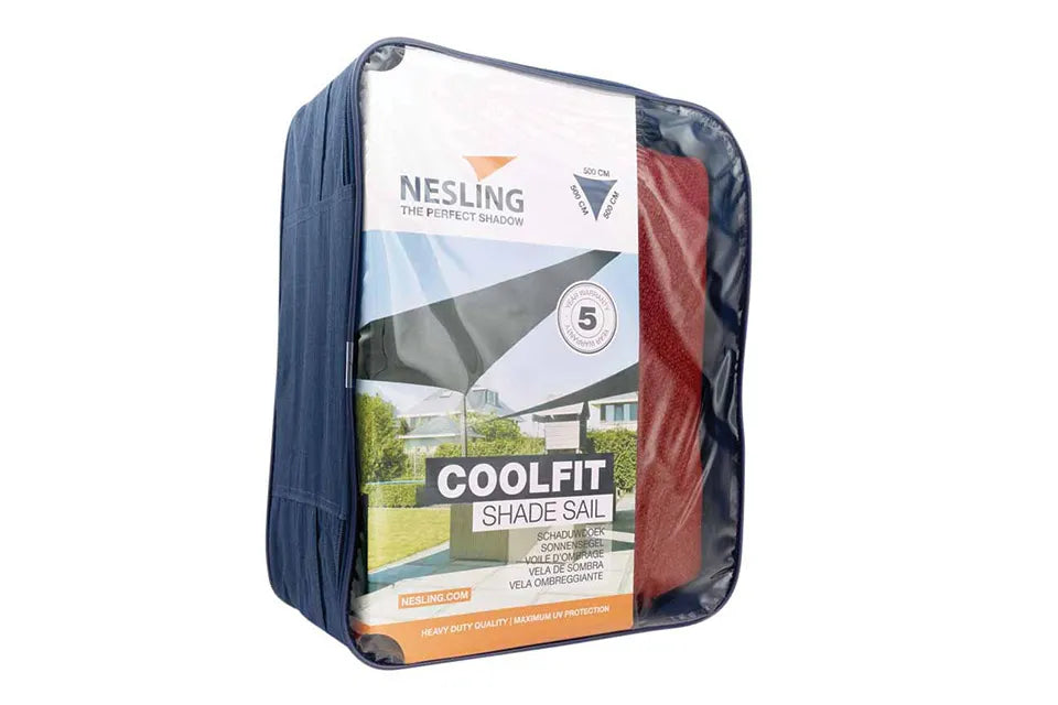 Platinum Sun & Shade | Coolfit Schaduwdoek Driehoek 500 x 500 x 500 cm | Greige