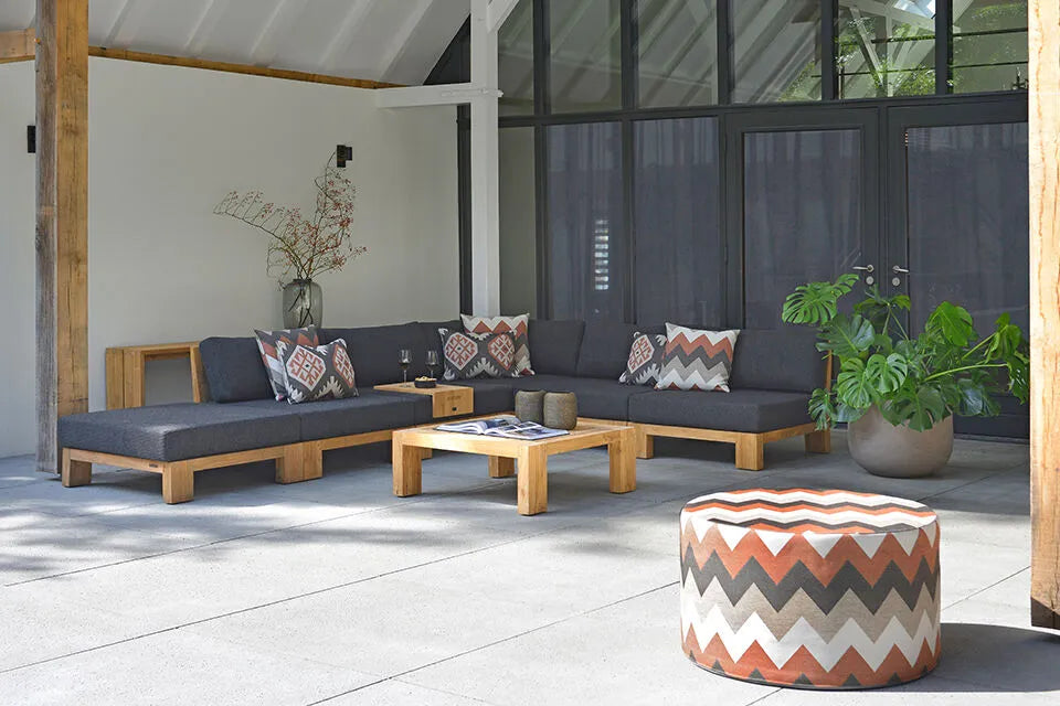 Borek | Desio Poef AW Ø80 x 42 cm | Ateca