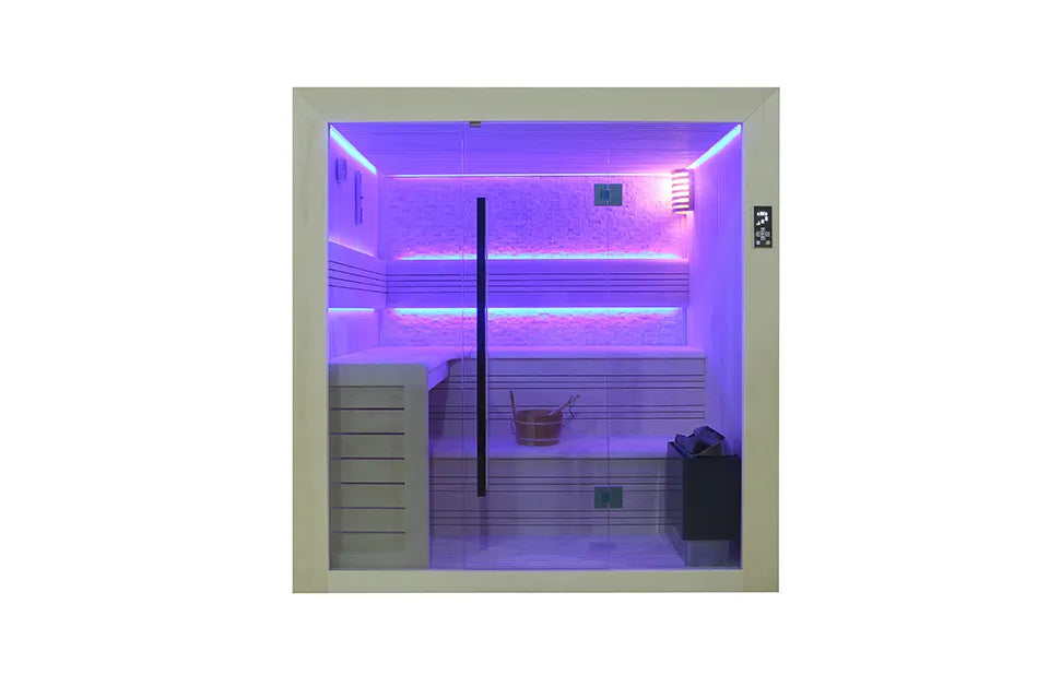 Fonteyn | Luxor 220 Sauna komplett | White Stone