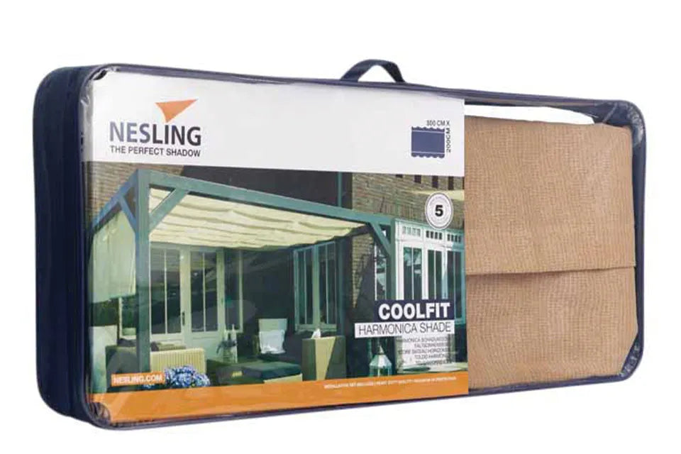 Platinum Sun & Shade | Coolfit Harmonica Schaduwdoek 290 x 400 cm | Sand