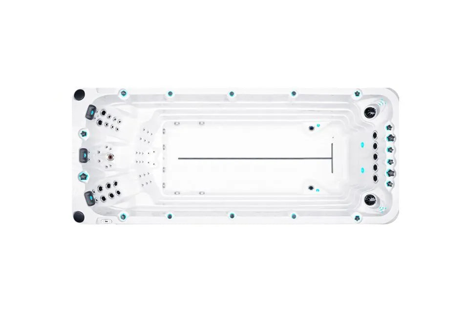 Activity 2 Swimspa | Sterling White with DARK GREY