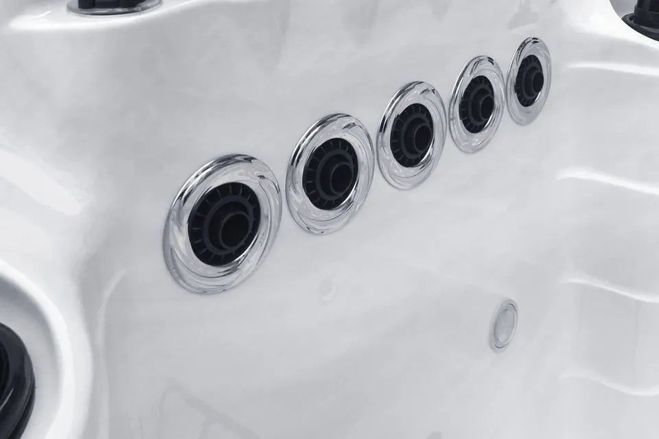Activity 1 Deep Swimspa | Sterling White with DARK GREY