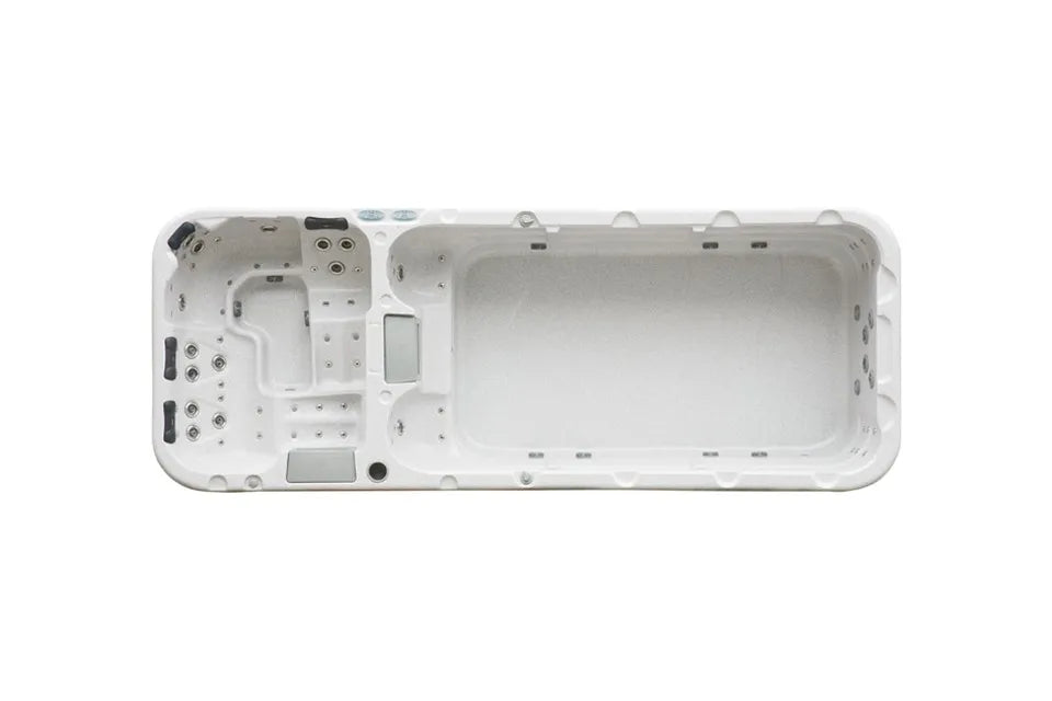 Aquatic 3 Deep Swimspa | Sterling White with DARK GREY