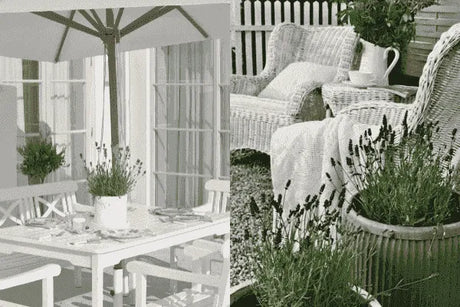 Trend: witte tuinmeubelen