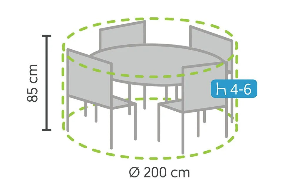 Winza | Tuinsethoes Premium Ø200 x 85 cm