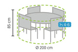 Winza | Tuinsethoes Premium Ø200 x 85 cm