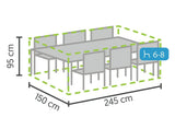 Winza | Tuinsethoes Premium 245 x 150 x 95 cm