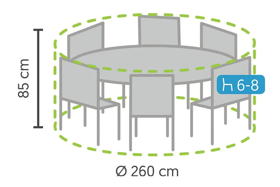 Winza | Tuinsethoes Premium Ø260 x 85 cm