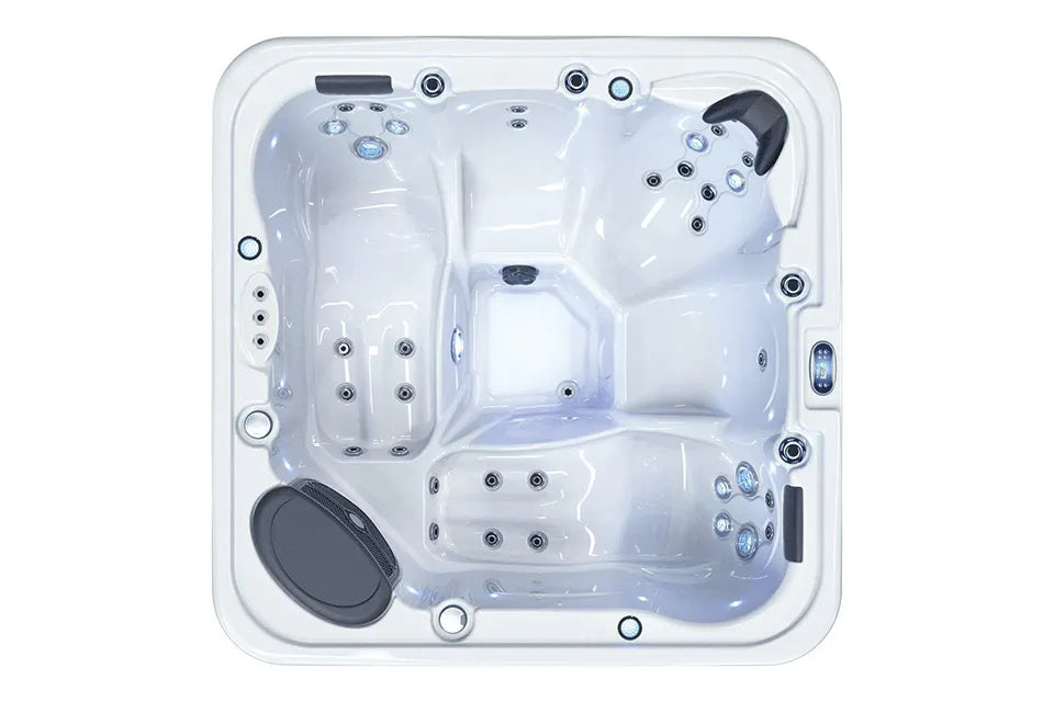Tropic Spas | Montego Spa | Sterling White with Grey
