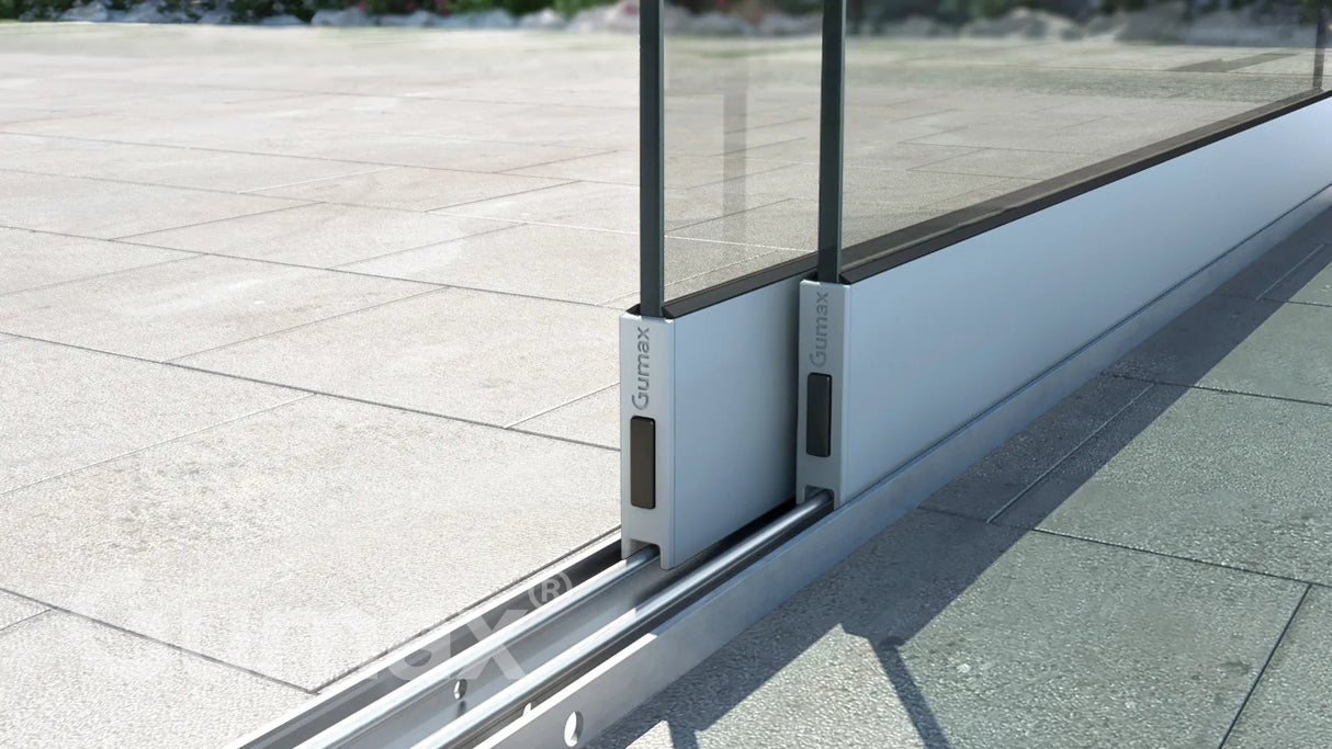Tuinmaximaal | Glazen Schuifwand 1960 mm - 2 Rail