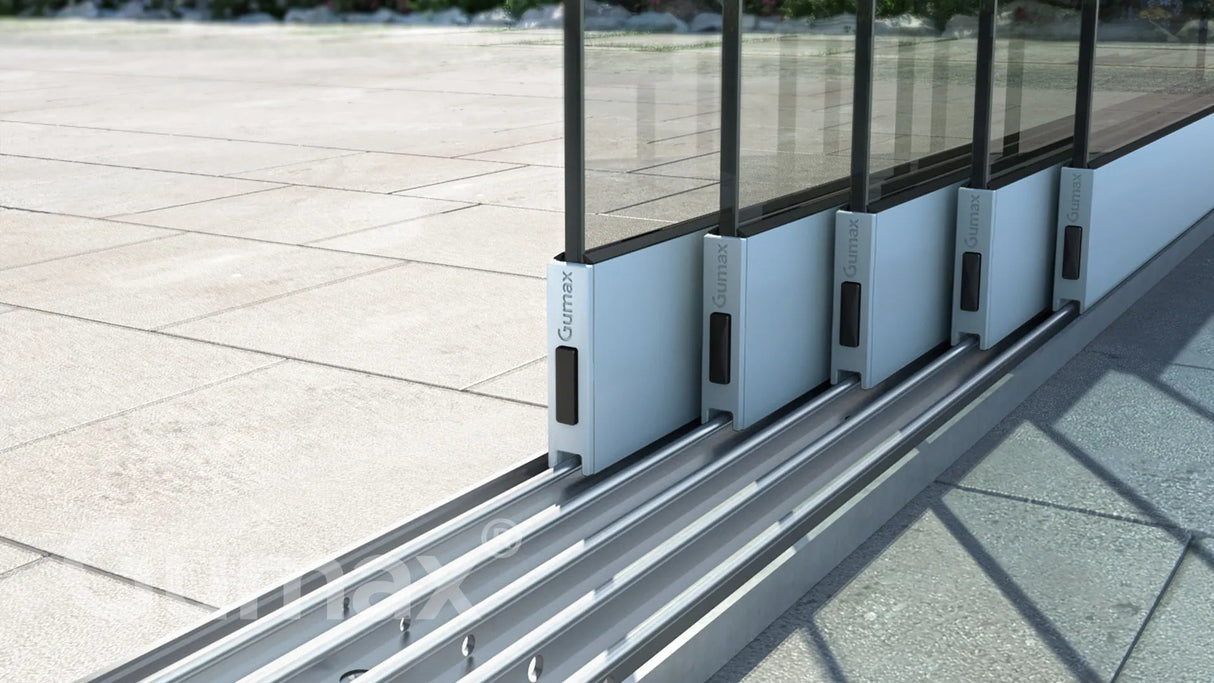 Tuinmaximaal | Glazen Schuifwand 4900 mm - 5 Rail