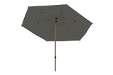 4 Seasons Outdoor | Azzurro Parasol Ø300 cm | Houtlook-Charcoal