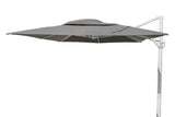 4 Seasons Outdoor | Siesta Zweefparasol Premium 300 x 400 cm | Wit-Charcoal
