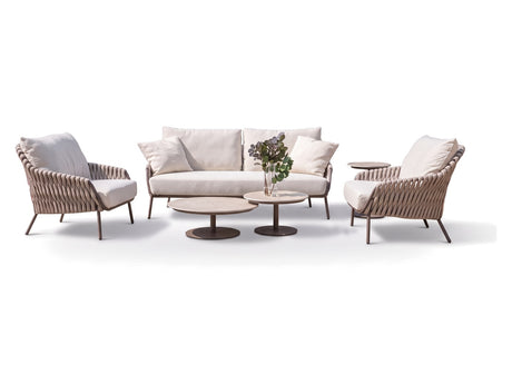 4 Seasons Outdoor | Montera Loungeset met Koffietafels - studio witte achtergrond