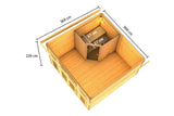 Karibu | Mainburg 3 Sauna Set A