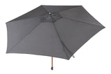 4 Seasons Outdoor | Azzurro Parasol Ø300 cm | Houtlook-Charcoal