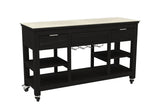 Passion Grills | Leon Bar Eiland met Wielen | 150-200 x 50 cm