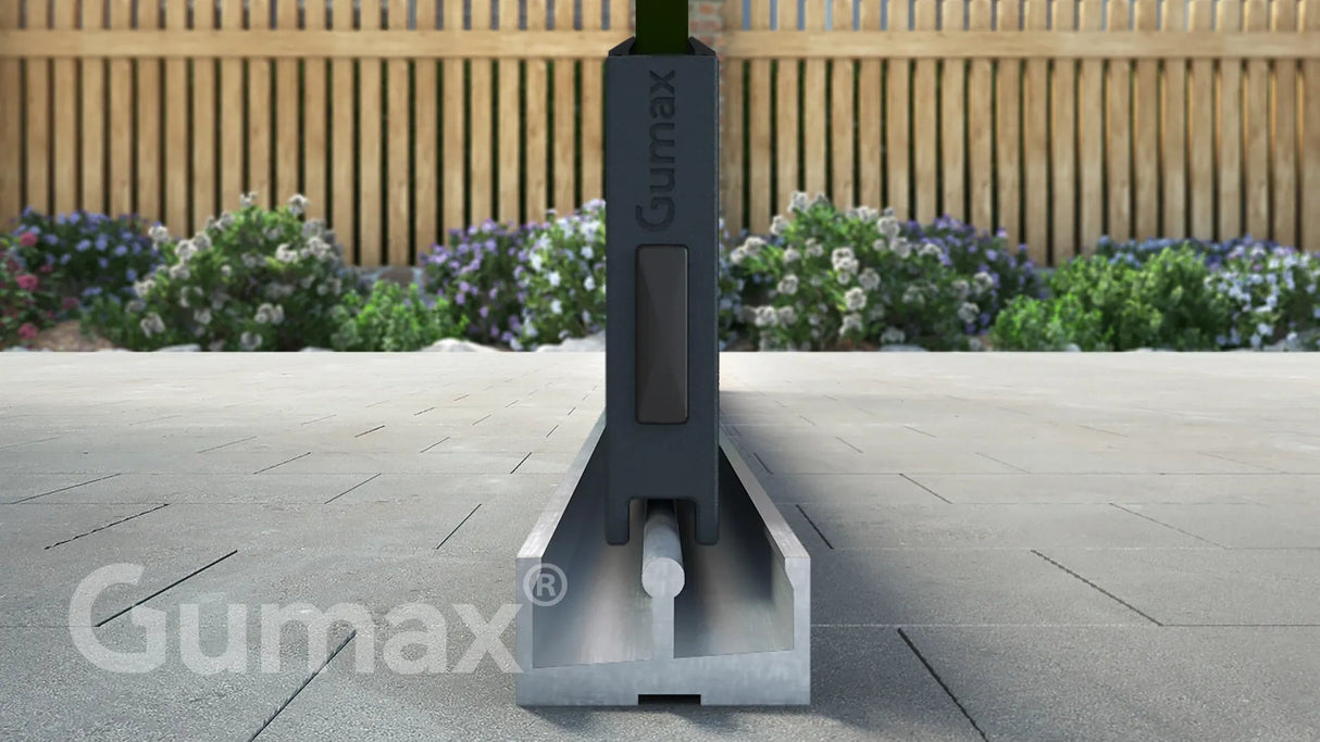 Tuinmaximaal | Glazen Schuifwand 1960 mm - 1 Rail