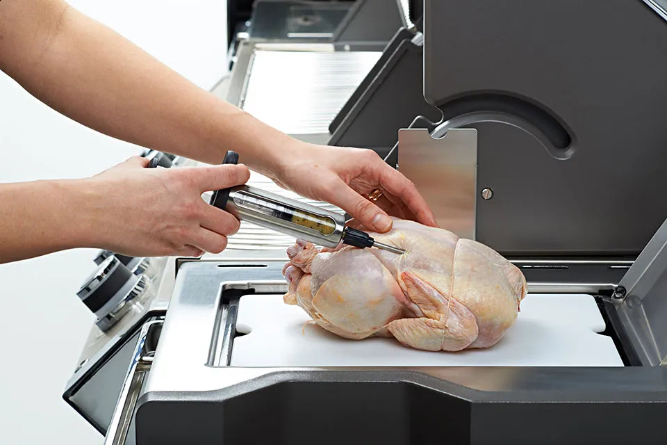 Napoleon | Marinade Injectiespuit | Set met 2 Naalden | RVS