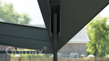 Tuinmaximaal | Glazen Schuifwand 1960 mm - 1 Rail