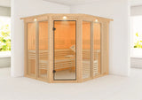 Karibu | Ainur 3 Sauna met Dakkraag