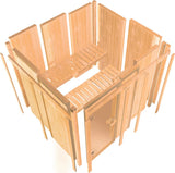 Karibu | Ainur 3 Sauna met Dakkraag