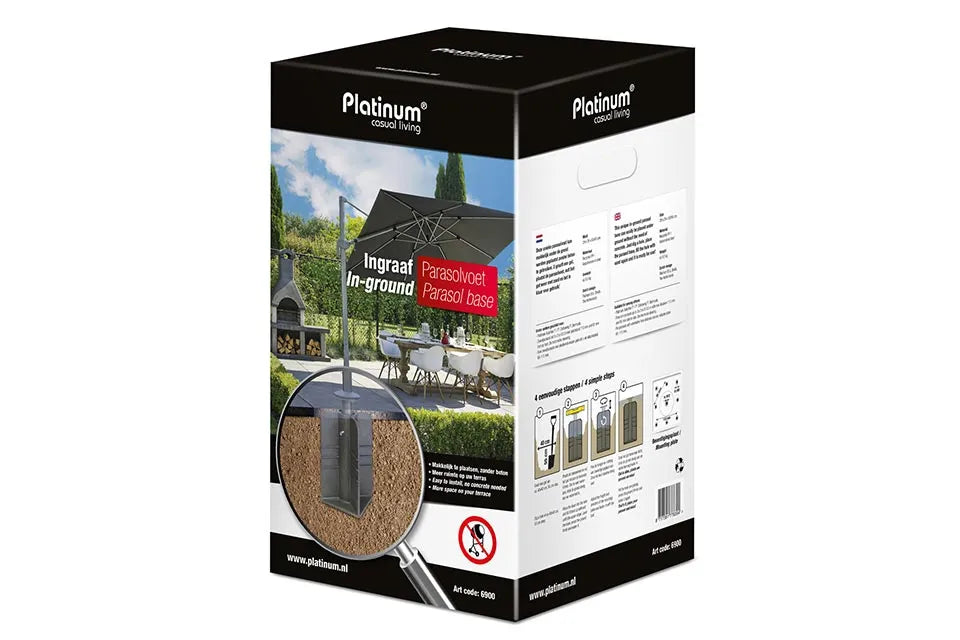 Platinum Sun & Shade | Ingraafvoet | Black