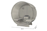 Fonteyn | Barrelsauna 4 ft. Compleet | Rustic