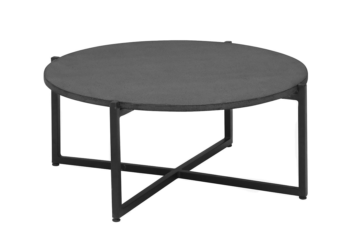 Apple Bee | Soul Koffietafel Ø 74 x 30 cm | Lava-Black