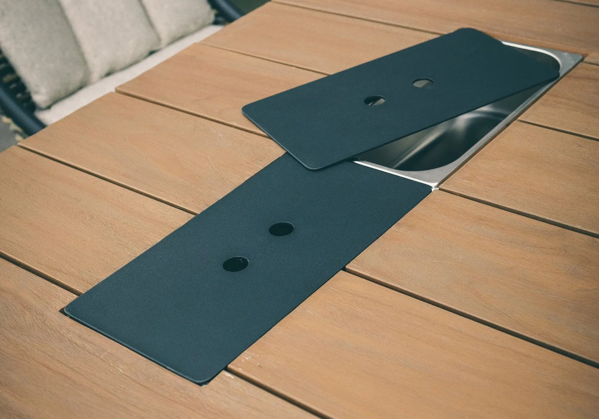 Apple Bee | Milou Bartafel 180 x 78 cm | Teak-Black