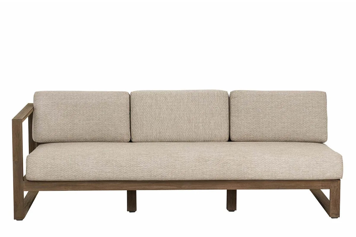 Apple Bee | Antigua Loungebank 3-zits Links | Coastal Teak