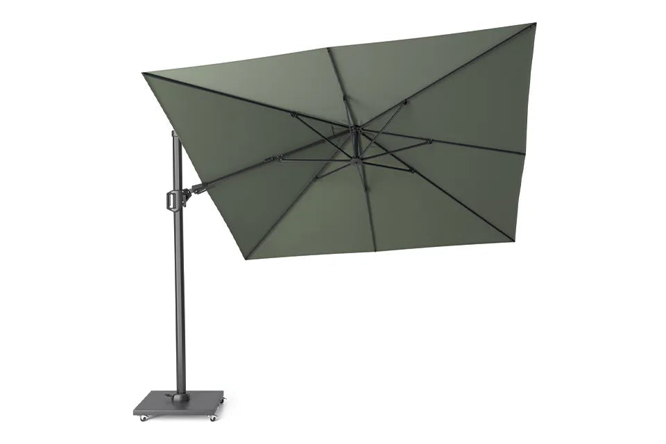 Platinum Sun & Shade | Challenger T² Zweefparasol Premium 300 x 300 cm | Olive