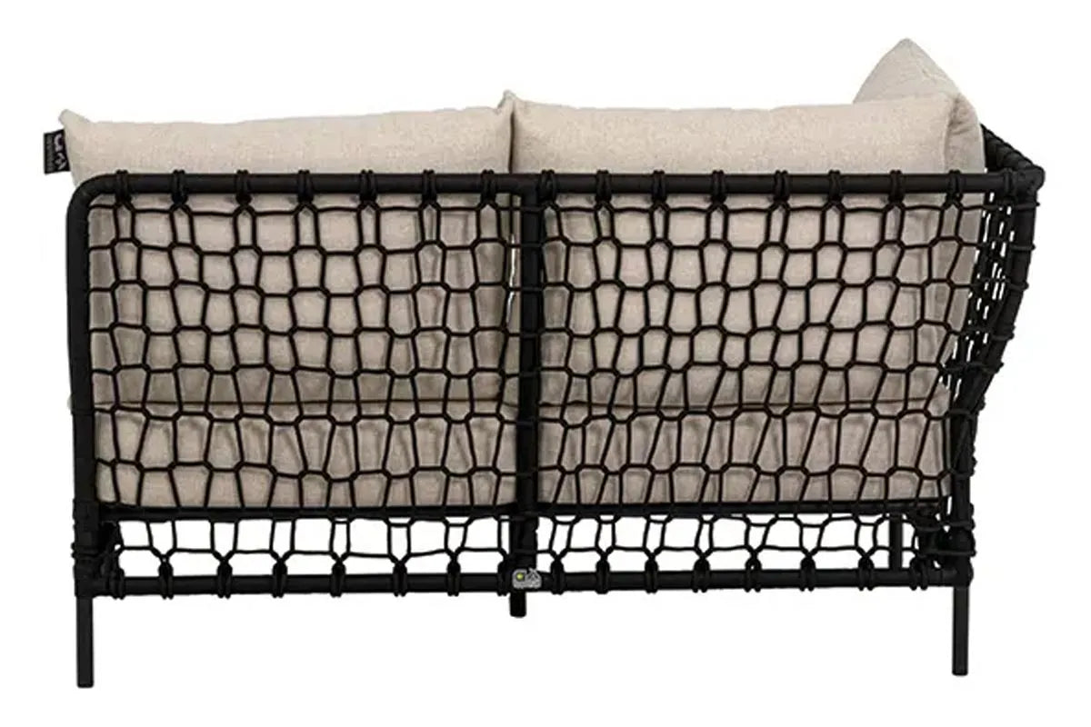 Apple Bee | Pure Loungebank 2-zits Rechts | Black Grey