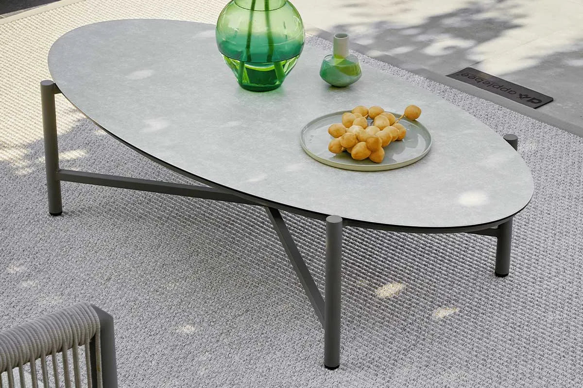 Apple Bee | Bora Bora Koffietafel 130 x 65 x 32,5(h) cm | Taupe