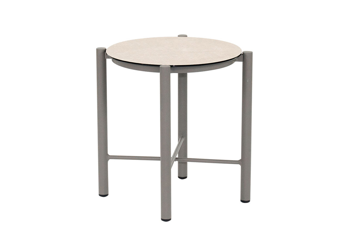 Apple Bee | Bora Bora Bijzettafel Ø40 x 46(h) cm | Taupe