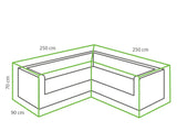 Winza | Loungesethoes Premium 250/90 x 250/90 x 70 cm