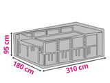 Winza | Loungesethoes Premium 310 x 180 x 95 cm