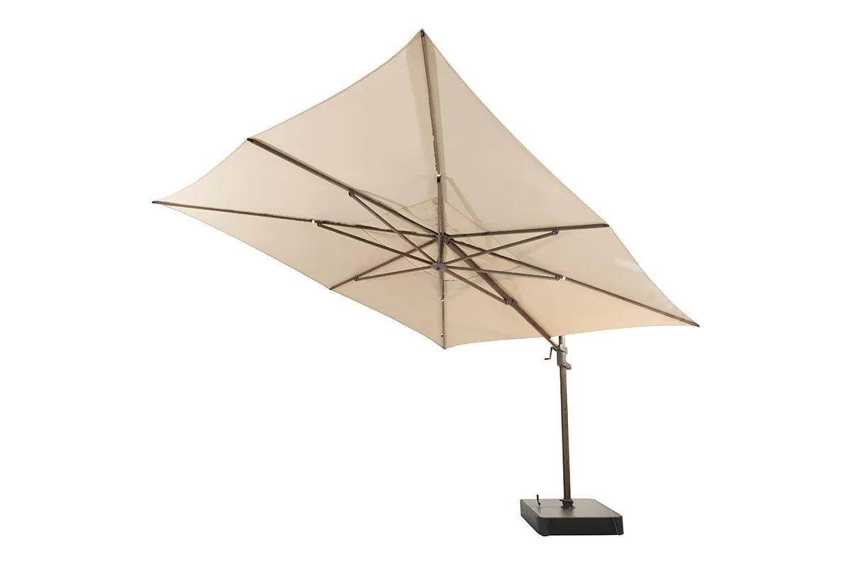 4 Seasons Outdoor | Finca Zweefparasol 400 x 300 cm | Wenge Frame Beach