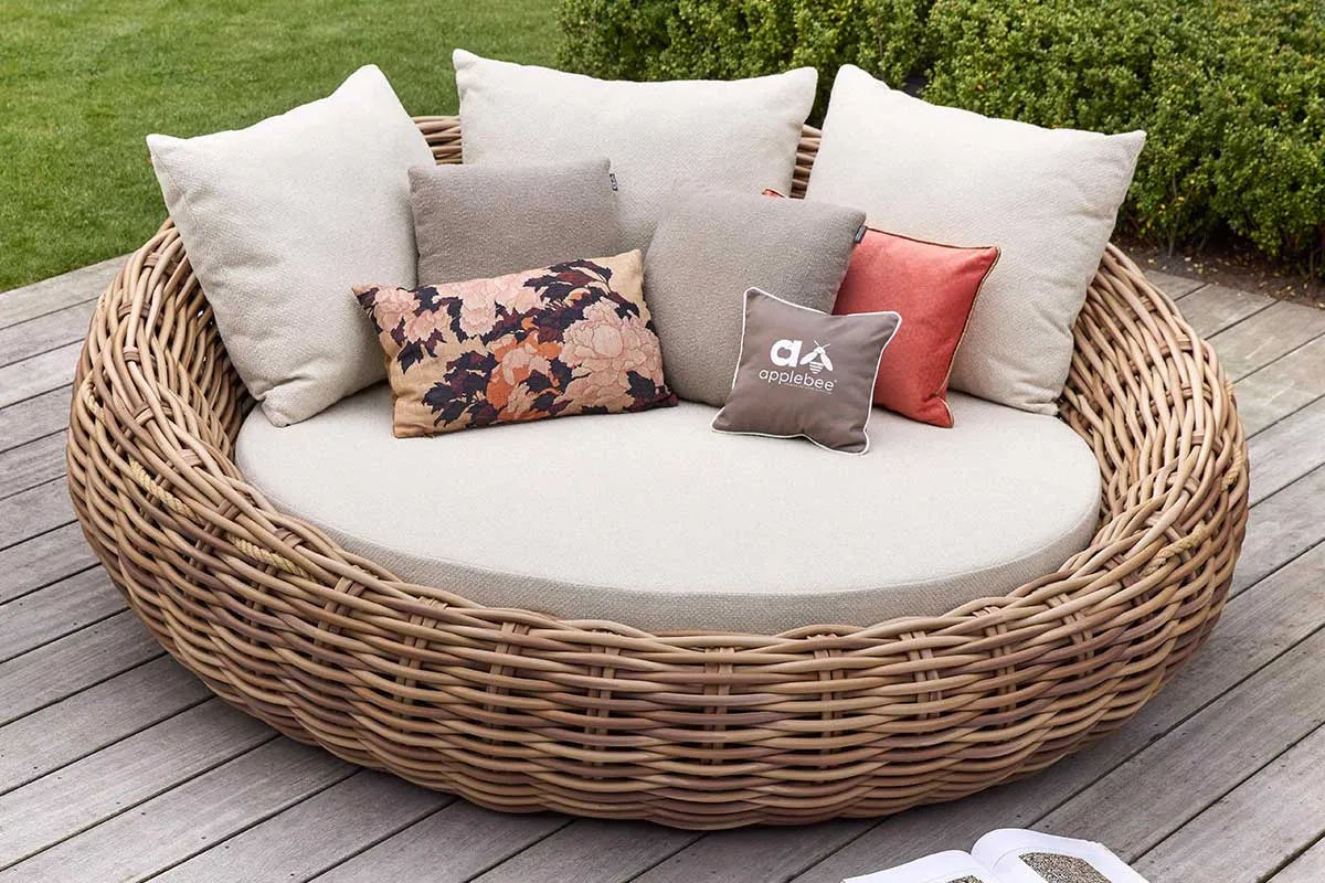 Apple Bee | Cocoon Dagbed | Mocca-Bouclé Cream