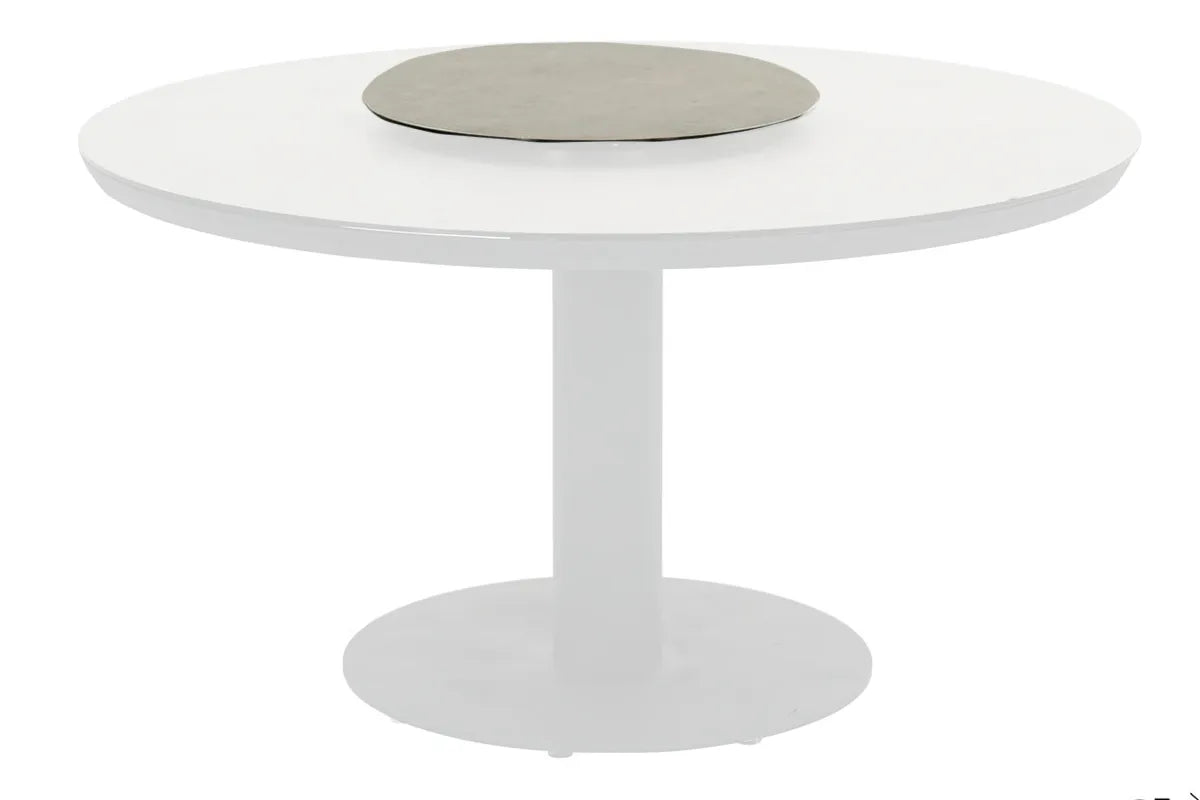Apple Bee | Melville Lazy Susan Ø60 cm | Sintered Stone Top Light Grey