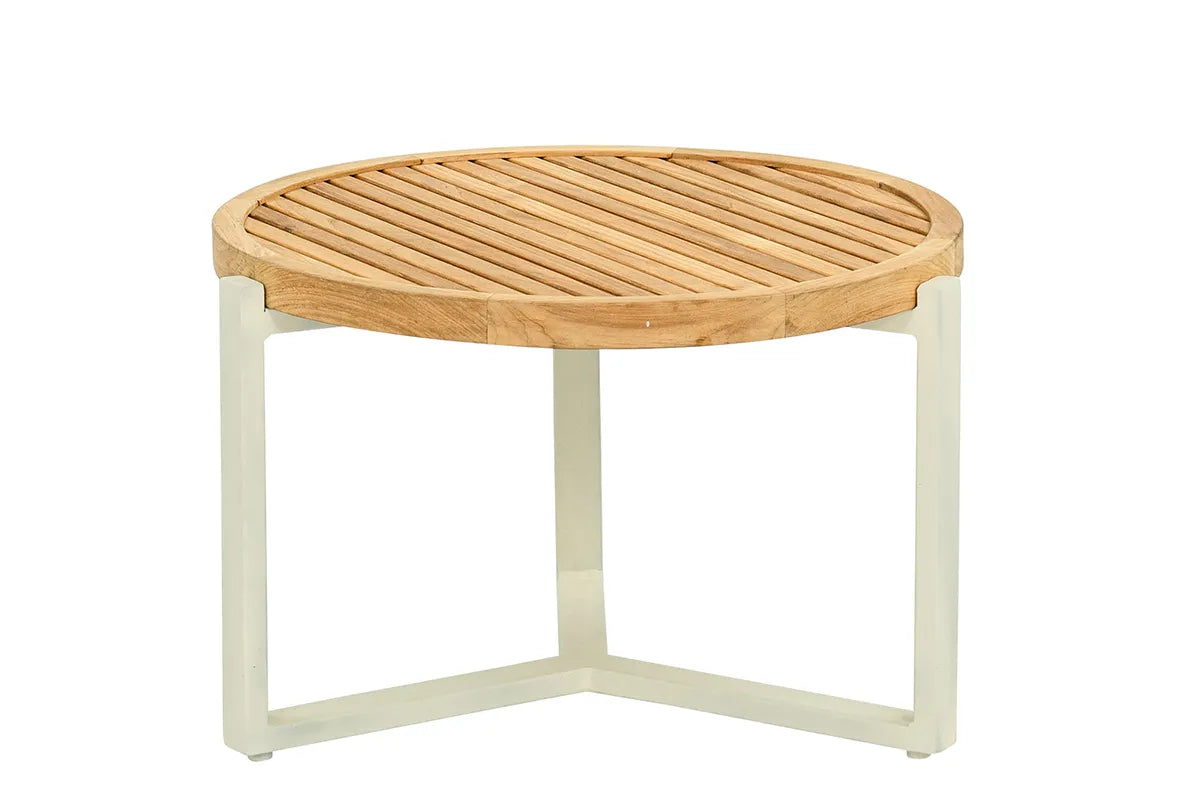 Apple Bee | Monaco Koffietafel Ø60 x 41(h) cm | Oyster-Teak